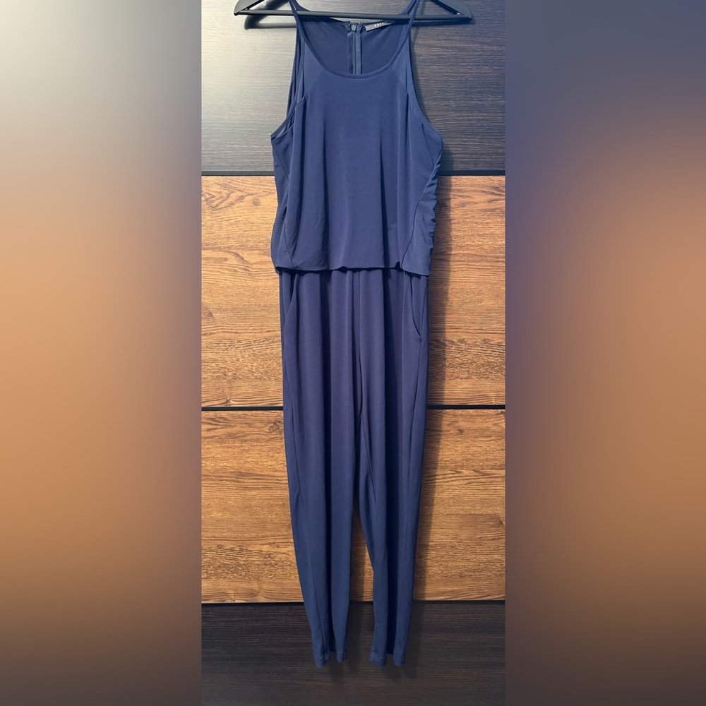 Esprit Navy Sleeveless Jumpsuit